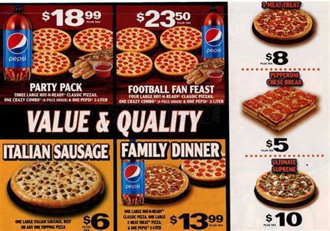 The Little Caesars&174; Pizza name, logos and related marks are trademarks licensed to Little Caesar Enterprises, Inc. . Little caesars pizza philadelphia menu
